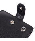Классический мужской бумажник горизонтального формата из натуральной кожи ST Leather 23094 Черный фото, картинка, изображение