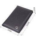 Стильная обложка на паспорт универсального формата из натуральной кожи ST Leather 23078 Черный фото, картинка, изображение