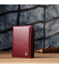 Красивая обложка на паспорт универсального формата из натуральной кожи ST Leather 23079 Бордовый фото, картинка, изображение
