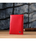 Яскрава обкладинка на паспорт універсального формату із натуральної шкіри ST Leather 23080 Червоний картинка, зображення, фото