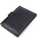 Вместительная обложка на документы унисекс из натуральной кожи ST Leather 23116 Черный фото, картинка, изображение