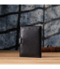 Вместительная обложка на документы унисекс из натуральной кожи ST Leather 23116 Черный фото, картинка, изображение