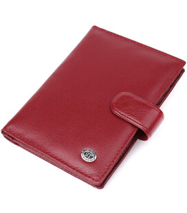 Стильна обкладинка на документи для жінок з натуральної шкіри ST Leather 23117 Бордовий картинка, зображення, фото