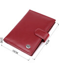 Стильна обкладинка на документи для жінок з натуральної шкіри ST Leather 23117 Бордовий картинка, зображення, фото