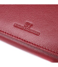 Елегантний гаманець у два складення з натуральної шкіри ST Leather 23065 Бордовий картинка, зображення, фото