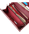 Элегантный кошелек у два сложения из натуральной кожи ST Leather 23065 Бордовый фото, картинка, изображение