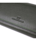 Стильний гаманець у два складення з натуральної шкіри ST Leather 23066 Зелений картинка, зображення, фото