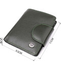 Вертикальный женский кошелек из натуральной кожи ST Leather 23070 Зеленый фото, картинка, изображение