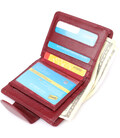 Женский кошелек вертикального формата из натуральной кожи ST Leather 23071 Бордовый фото, картинка, изображение