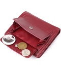 Женский кошелек вертикального формата из натуральной кожи ST Leather 23071 Бордовый фото, картинка, изображение