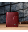Женский кошелек вертикального формата из натуральной кожи ST Leather 23071 Бордовый фото, картинка, изображение
