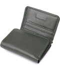 Женский кошелек компактного размера из натуральной кожи ST Leather 23072 Зеленый фото, картинка, изображение