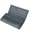 Удобный вертикальный кошелек из натуральной кожи ST Leather 23086 Зеленый фото, картинка, изображение