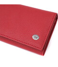 Яскравий вертикальний гаманець із натуральної шкіри ST Leather 23087 Червоний картинка, зображення, фото
