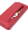 Яскравий вертикальний гаманець із натуральної шкіри ST Leather 23087 Червоний картинка, зображення, фото