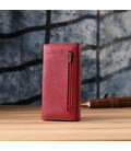 Яскравий вертикальний гаманець із натуральної шкіри ST Leather 23087 Червоний картинка, зображення, фото