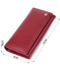 Вместительный женский кошелек из натуральной кожи ST Leather 23089 Бордовый фото, картинка, изображение