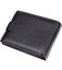 Вместительный мужской бумажник горизонтального формата из натуральной кожи ST Leather 23090 Черный фото, картинка, изображение