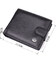 Вместительный мужской бумажник горизонтального формата из натуральной кожи ST Leather 23090 Черный фото, картинка, изображение