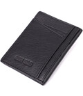 Чоловічий гаманець для карток із натуральної шкіри ST Leather 23091 Чорний картинка, зображення, фото
