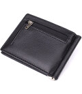 Мужской кошелек с металлическим зажимом из натуральной кожи ST Leather 23092 Черный фото, картинка, изображение