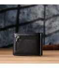 Чоловічий гаманець із металевим затискачем з натуральної шкіри ST Leather 23092 Чорний картинка, зображення, фото