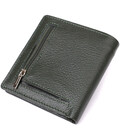 Жіночий гаманець на магніті з натуральної шкіри ST Leather 23093 Зелений картинка, зображення, фото