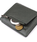 Женский кошелек на магните из натуральной кожи ST Leather 23093 Зеленый фото, картинка, изображение