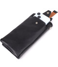 Женский кожаный кошелек-клатч с отделением под телефон ST Leather 23101 Черный фото, картинка, изображение