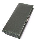 Стильный кошелек для женщин с монетницей из натуральной кожи ST Leather 23106 Зеленый фото, картинка, изображение