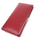 Элегантный кошелек для женщин с монетницей из натуральной кожи ST Leather 23107 Бордовый фото, картинка, изображение