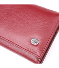 Элегантный кошелек для женщин с монетницей из натуральной кожи ST Leather 23107 Бордовый фото, картинка, изображение