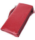 Шкіряний гаманець на три відділення ST Leather 23108 Бордовий картинка, зображення, фото