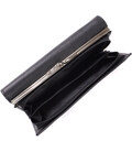 Функциональный женский кошелек на магнитах из натуральной кожи ST Leather 23112 Черный фото, картинка, изображение