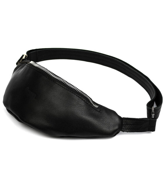 Поясна чорна сумка зі шкіри Наппа маленького розміру TARWA GA-3004-4lx фото, картинка, изображение