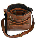 Чоловіча шкіряна сумка месенджер GB-1303-3md TARWA з кишенею картинка, зображення, фото