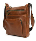 Чоловіча шкіряна сумка месенджер GB-1303-3md TARWA з кишенею картинка, зображення, фото