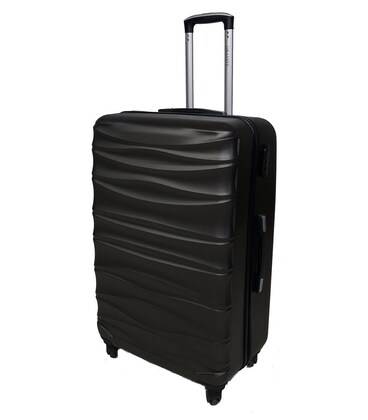 Чемодан Gravitt 117 средний M черный фото, картинка, изображение