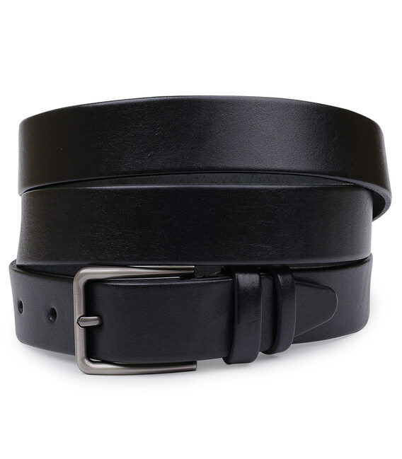 Шкіряний батальний ремінь для чоловіків Vintage 20700 Чорний картинка, зображення, фото