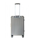 Чемодан Milano 013 Midi серебристый фото, картинка, изображение