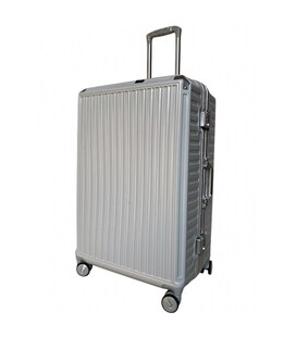 Чемодан Milano 013 большой L серебристый фото, картинка, изображение