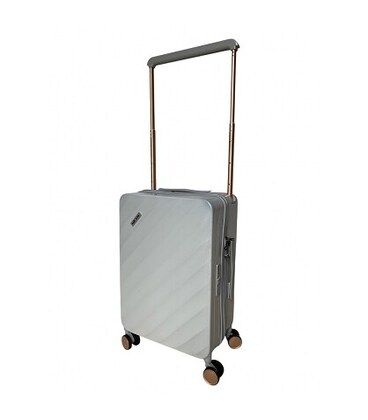 Чемодан Milano 015 маленький S серебристый фото, картинка, изображение