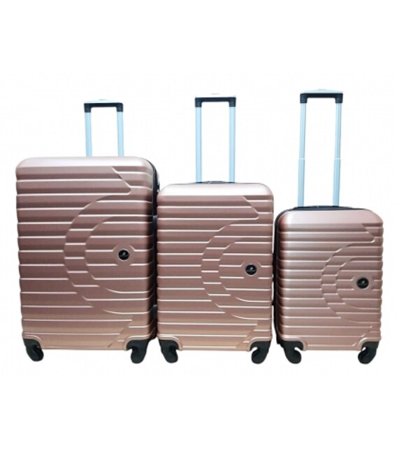 Набор чемоданов Madisson 43303 розовое золото фото, картинка, изображение