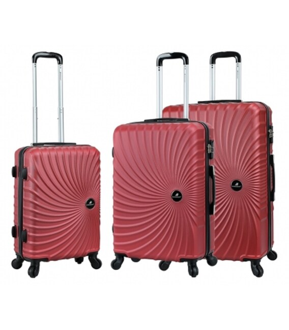 Набір валіз Madisson 44603 червоний - картинка, зображення, фото валізи