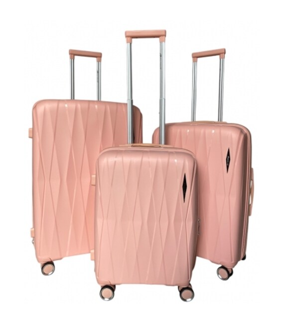 Набір валіз Madisson 51103 рожеве золото - картинка, зображення, фото валізи
