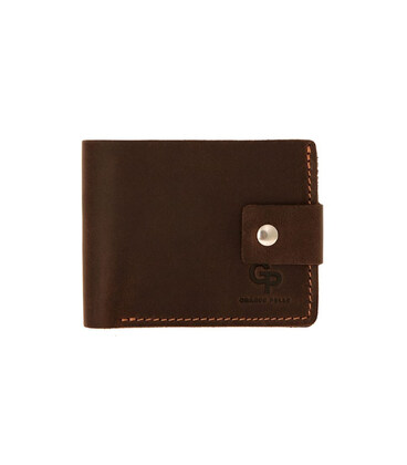 Портмоне 54212023 Grande Pelle, коричневого кольору з рудим усередині картинка, зображення, фото