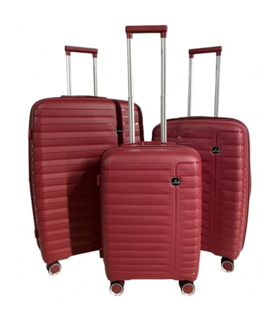 Набор чемоданов Madisson 51203 бордовый фото, картинка, изображение