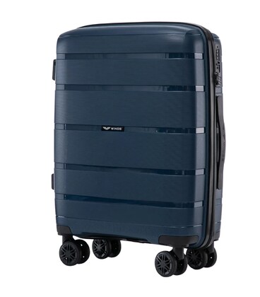 Чемодан Wings HWF02 маленький S синий фото, картинка, изображение