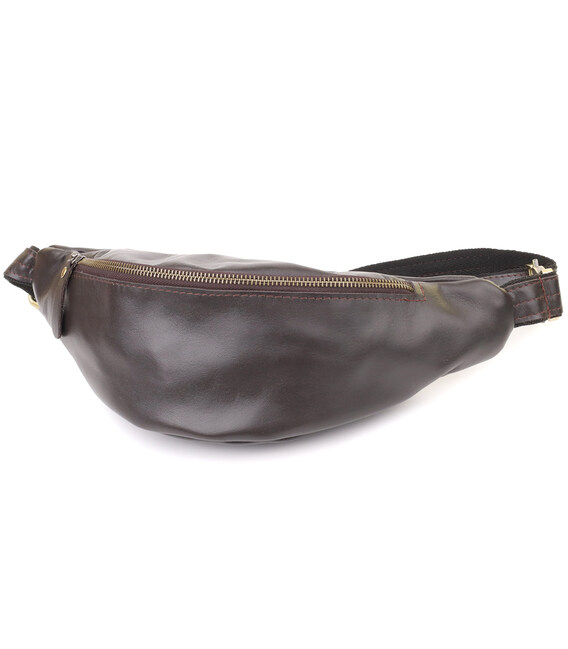 Сумка бананка відмінної якості з гладкої натуральної шкіри Shvigel 23144 картинка, зображення, фото