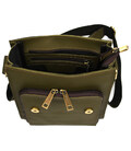 Чоловічі шкіряні сумки через плече ZE-3027-3md TARWA зелений кайзер картинка, зображення, фото